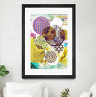 Patterned Circles 4 by THE Studio on GIANT ART - purple abstract