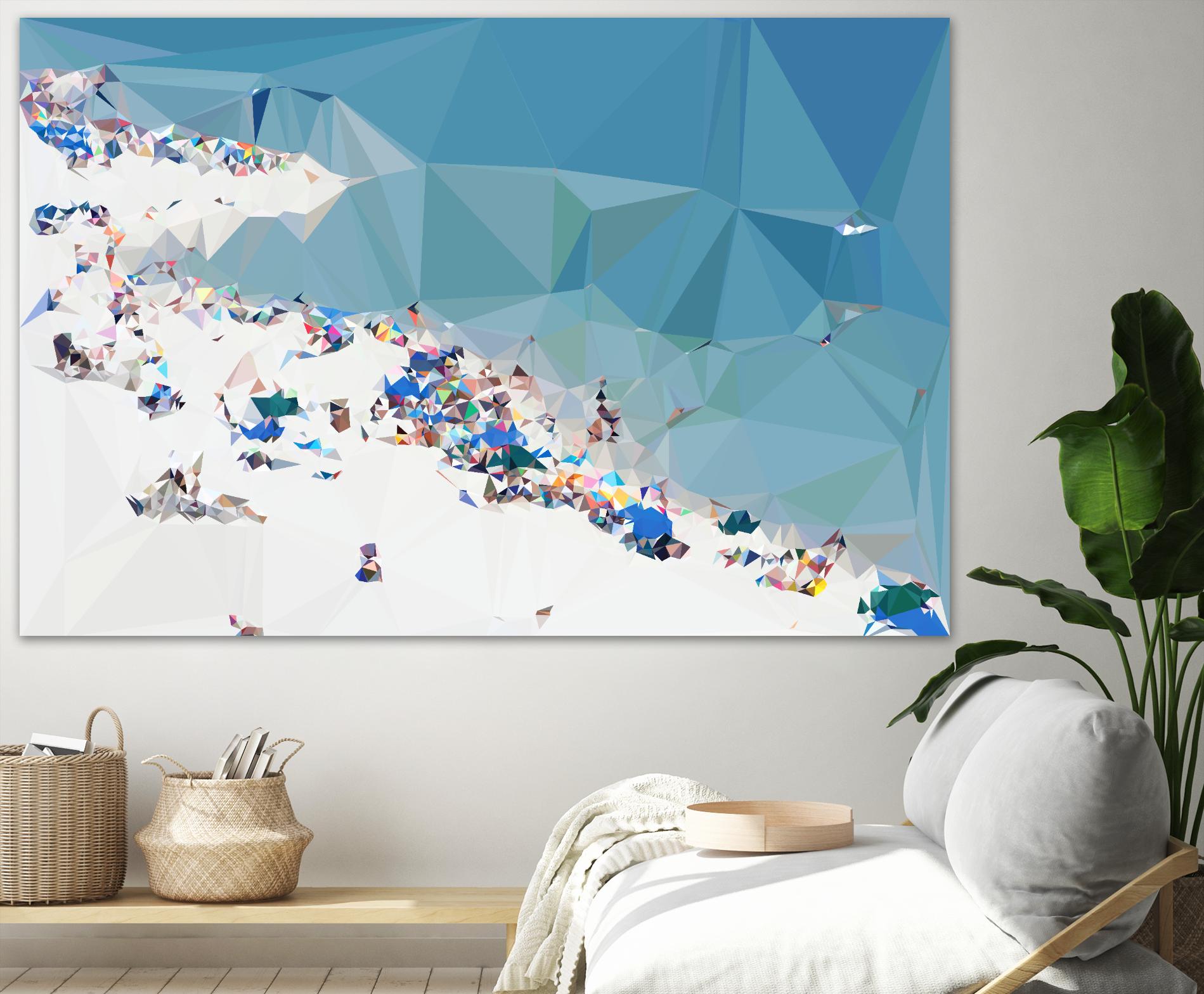 Fractal Beach 1 by THE Studio on GIANT ART - beige contemporary