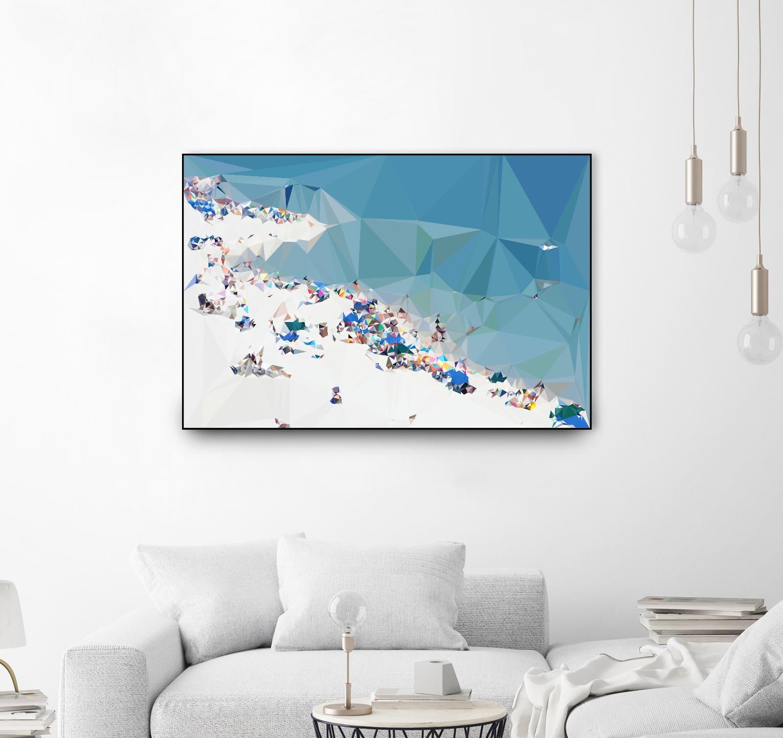 Fractal Beach 1 by THE Studio on GIANT ART - beige contemporary