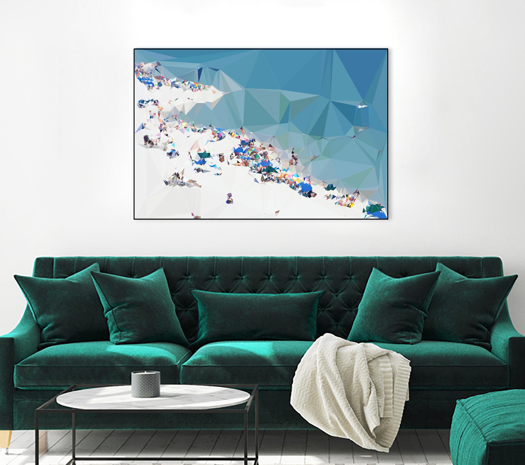 Fractal Beach 1 by THE Studio on GIANT ART - beige contemporary
