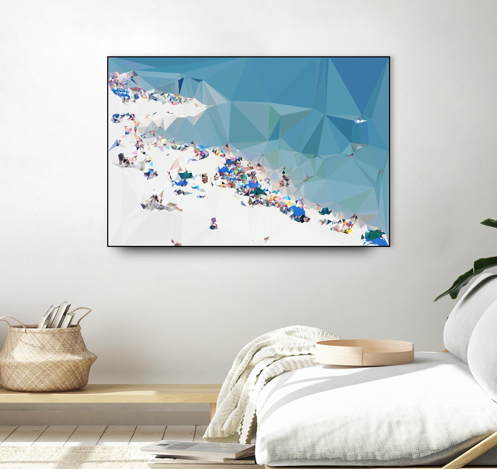 Fractal Beach 1 by THE Studio on GIANT ART - beige contemporary