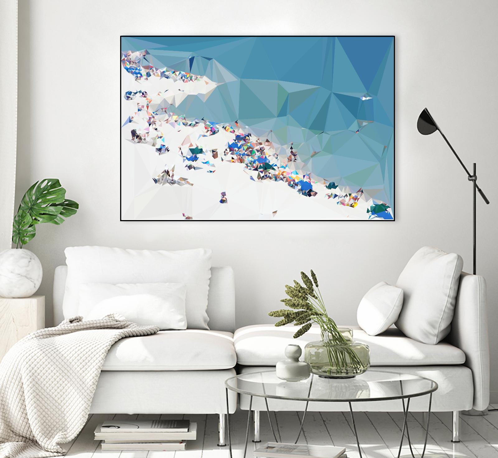 Fractal Beach 1 by THE Studio on GIANT ART - beige contemporary