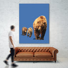 Fractal Bears by THE Studio on GIANT ART - brown contemporary