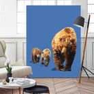 Fractal Bears by THE Studio on GIANT ART - brown contemporary
