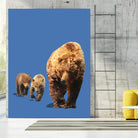 Fractal Bears by THE Studio on GIANT ART - brown contemporary
