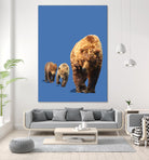 Fractal Bears by THE Studio on GIANT ART - brown contemporary