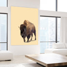 Fractal Bison by THE Studio on GIANT ART - black contemporary