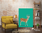 Fractal Deer by THE Studio on GIANT ART - beige animal deer
