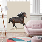 Fractal Horse by THE Studio on GIANT ART - black contemporary