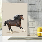 Fractal Horse by THE Studio on GIANT ART - black contemporary