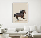 Fractal Horse by THE Studio on GIANT ART - black contemporary