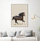 Fractal Horse by THE Studio on GIANT ART - black contemporary