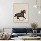 Fractal Horse by THE Studio on GIANT ART - black contemporary