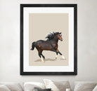 Fractal Horse by THE Studio on GIANT ART - beige animal horse