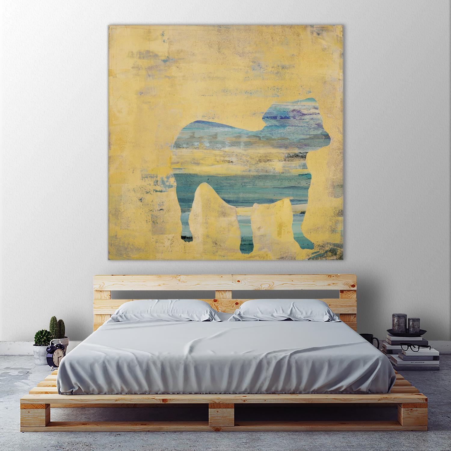 Best Friend 3 by Harris, Maeve Harris on GIANT ART - beige animals dog