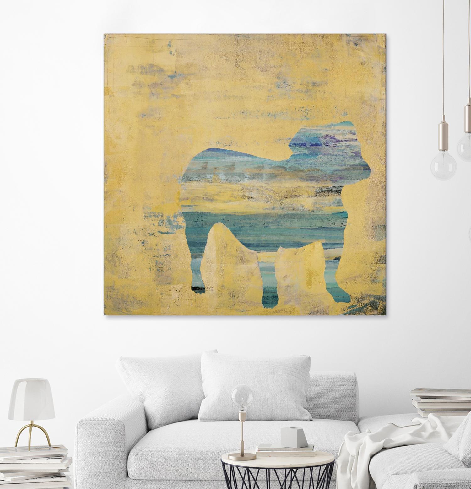 Best Friend 3 by Harris, Maeve Harris on GIANT ART - beige animals dog