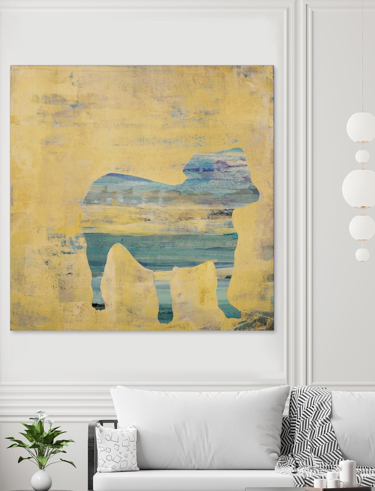 Best Friend 3 by Harris, Maeve Harris on GIANT ART - beige animals dog