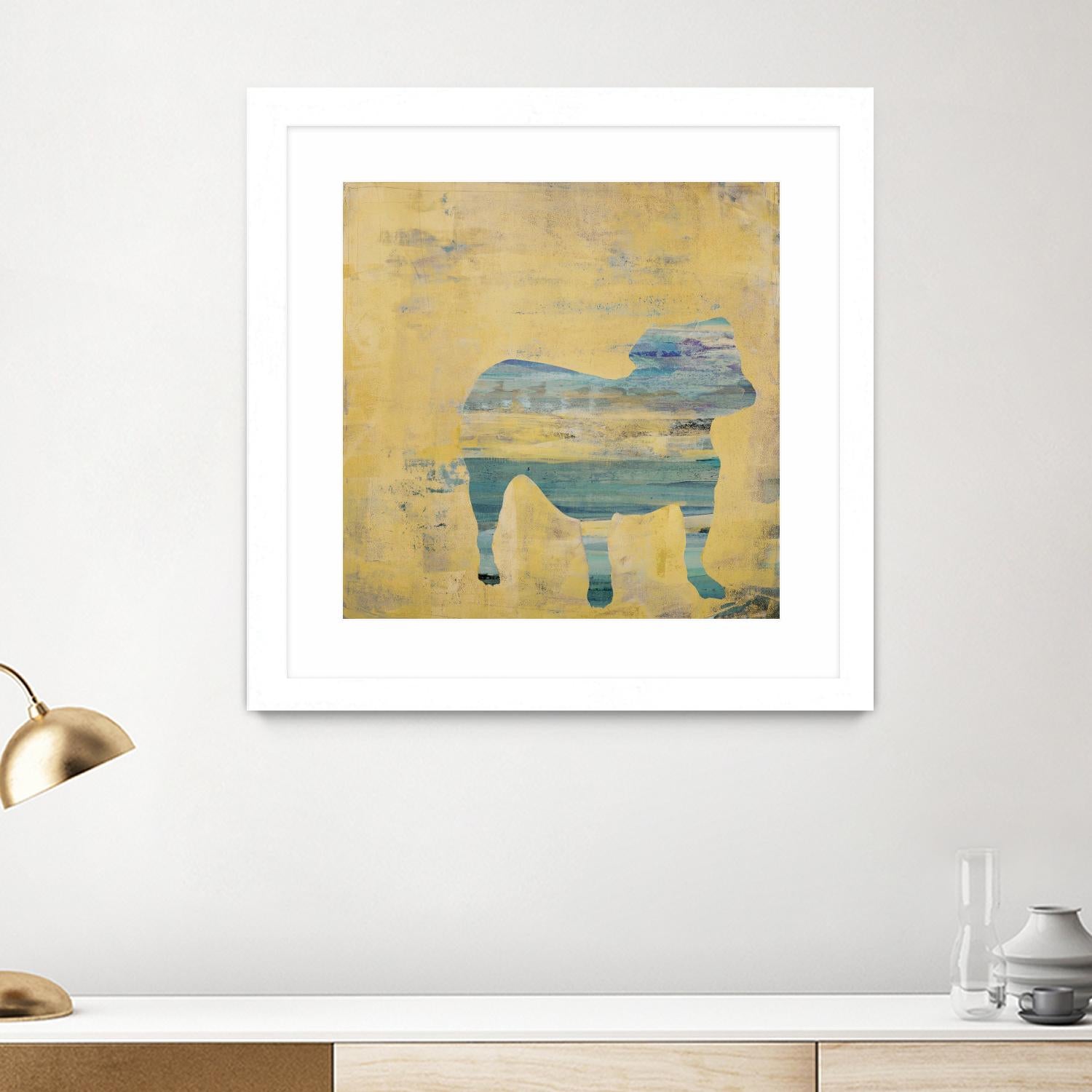 Best Friend 3 by Harris, Maeve Harris on GIANT ART - beige animals dog