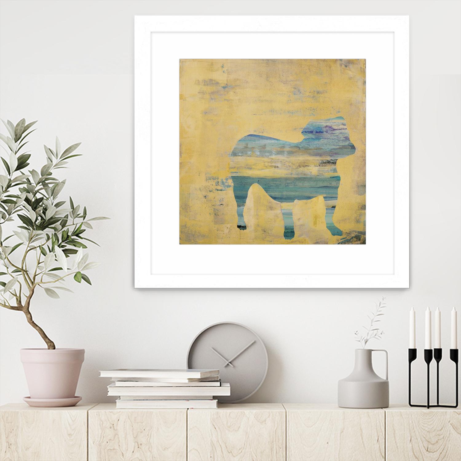 Best Friend 3 by Harris, Maeve Harris on GIANT ART - beige animals dog