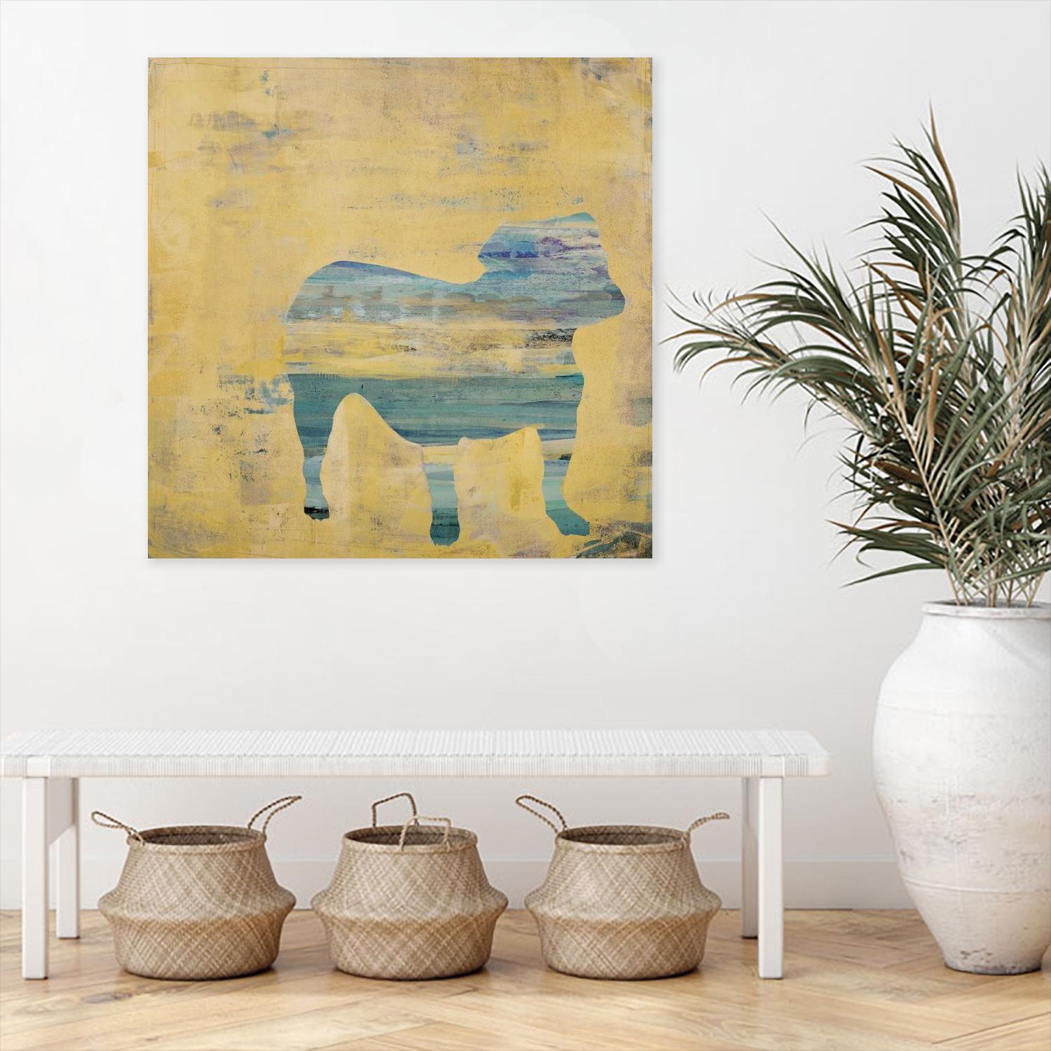 Best Friend 3 by Harris, Maeve Harris on GIANT ART - beige animals dog