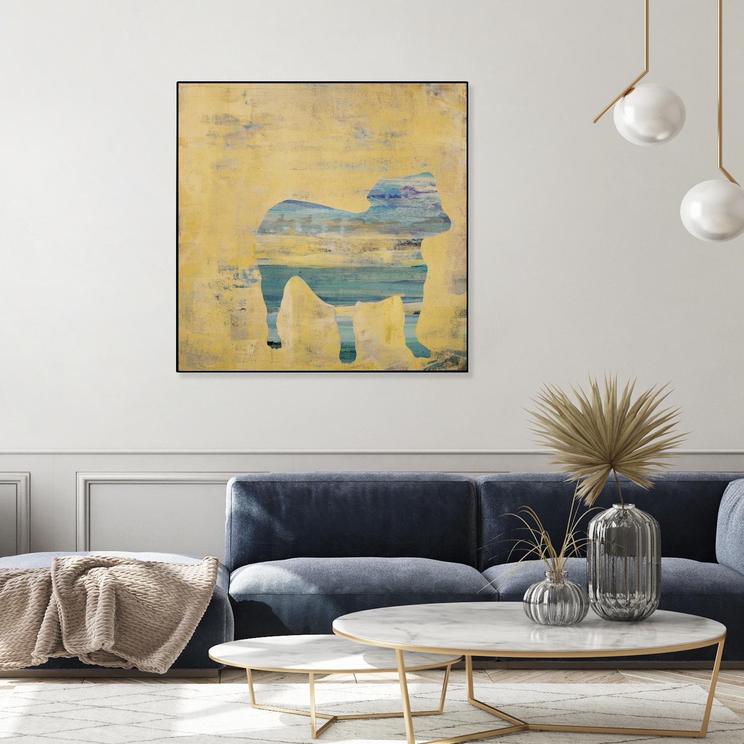 Best Friend 3 by Harris, Maeve Harris on GIANT ART - beige animals dog