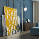 Yellow Pintura 2 by Sid Rativo on GIANT ART - white abstract