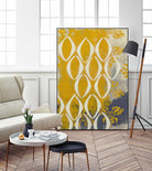 Yellow Pintura 2 by Sid Rativo on GIANT ART - white abstract