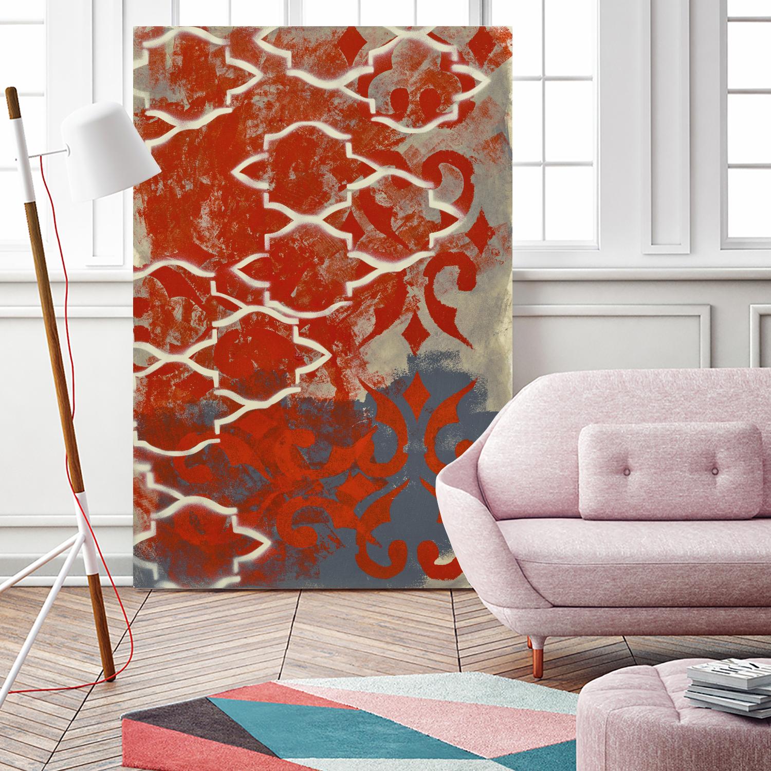 Cherry Pintura 1 by Sid Rativo on GIANT ART - orange abstract