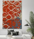 Cherry Pintura 1 by Sid Rativo on GIANT ART - orange abstract