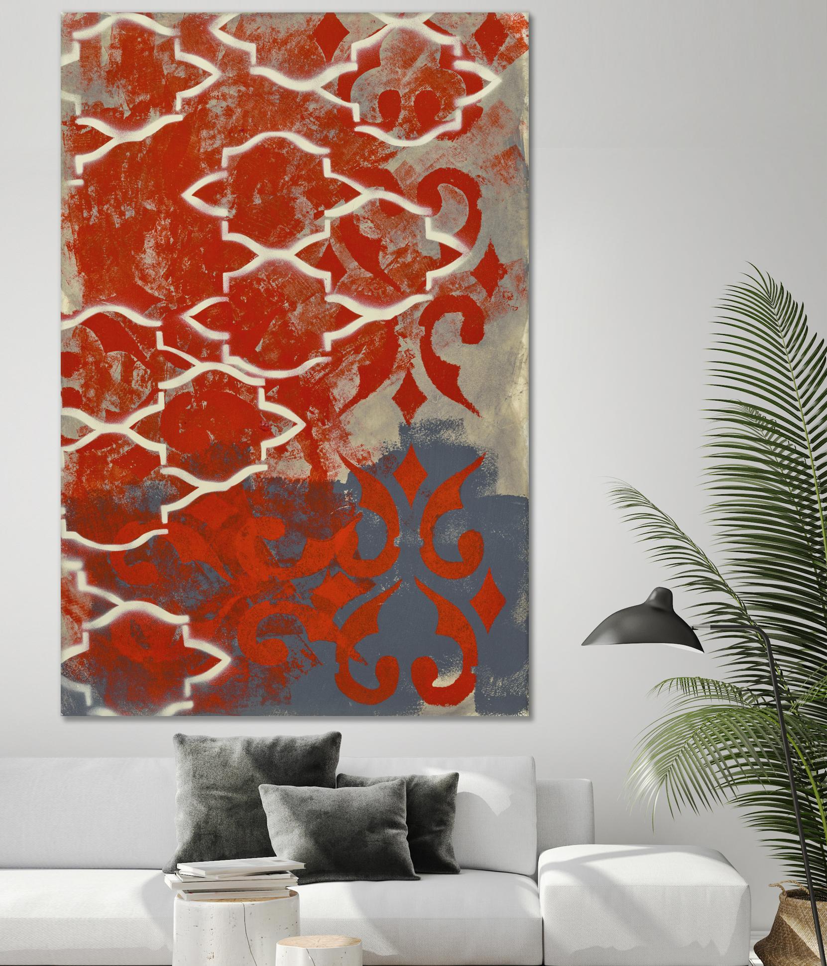 Cherry Pintura 1 by Sid Rativo on GIANT ART - orange abstract