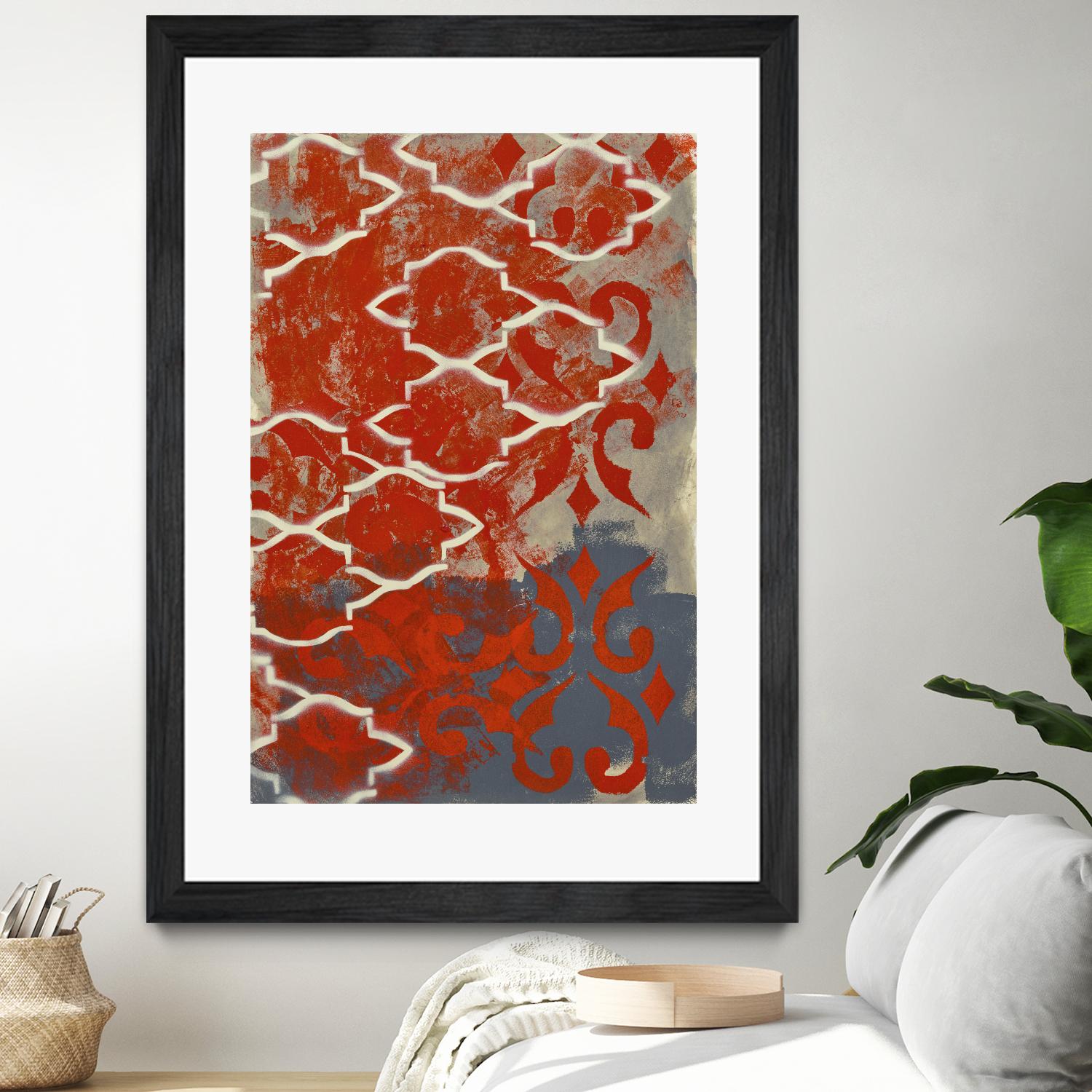 Cherry Pintura 1 by Sid Rativo on GIANT ART - orange abstract