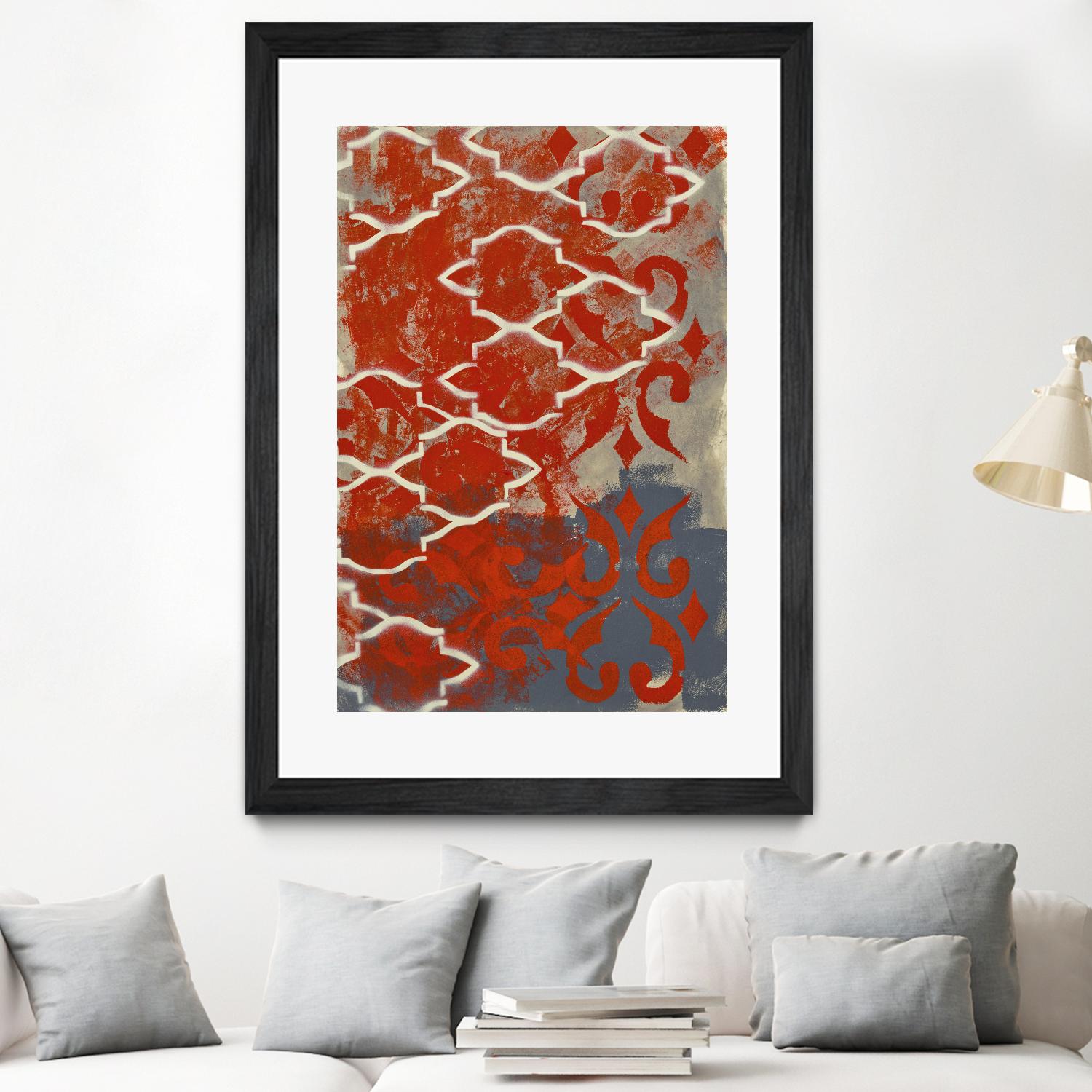 Cherry Pintura 1 by Sid Rativo on GIANT ART - orange abstract