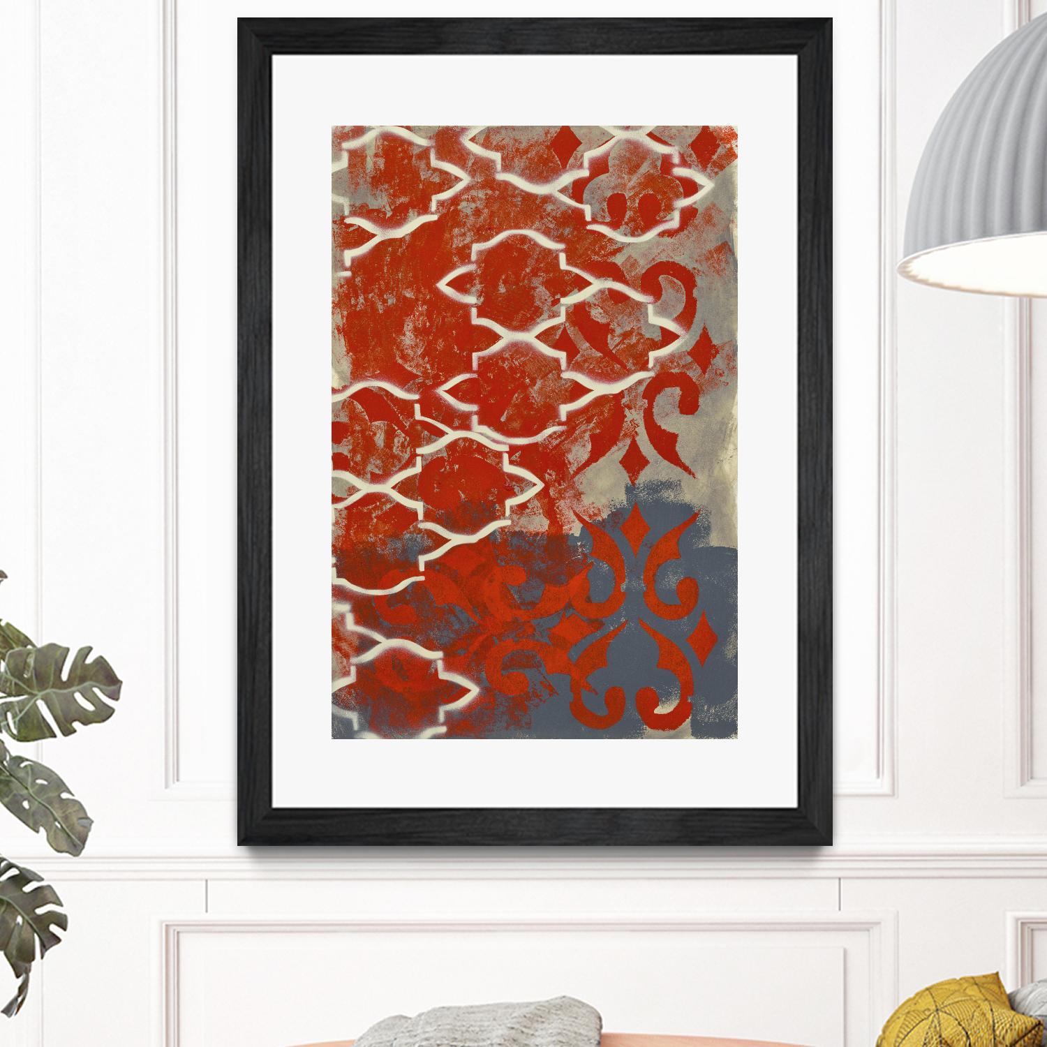 Cherry Pintura 1 by Sid Rativo on GIANT ART - orange abstract