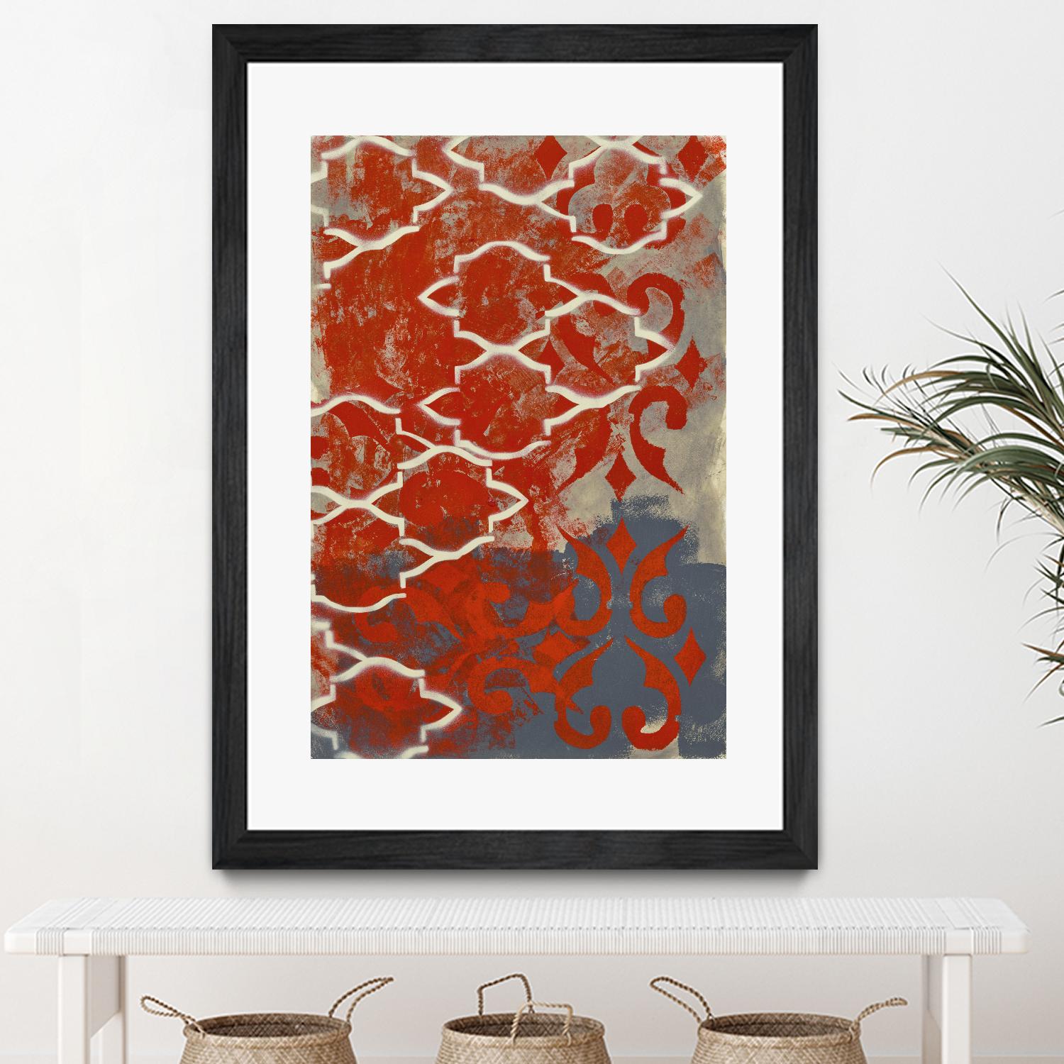 Cherry Pintura 1 by Sid Rativo on GIANT ART - orange abstract