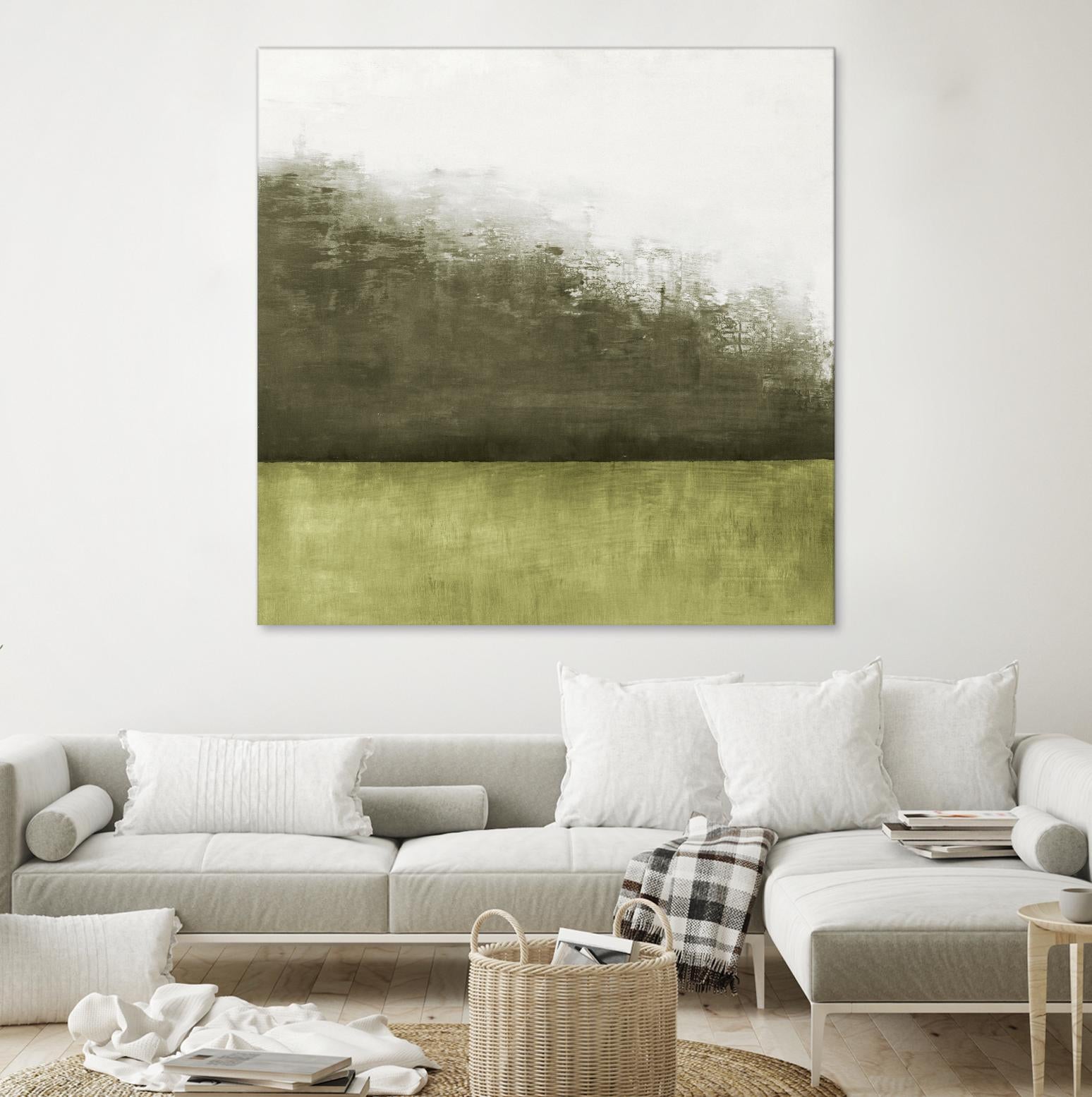 Of the Season C by Danna Harvey on GIANT ART - green landscape