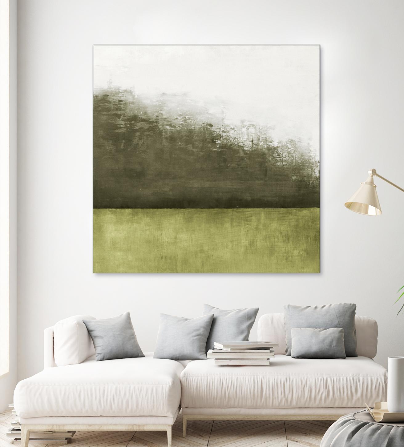 Of the Season C by Danna Harvey on GIANT ART - green landscape