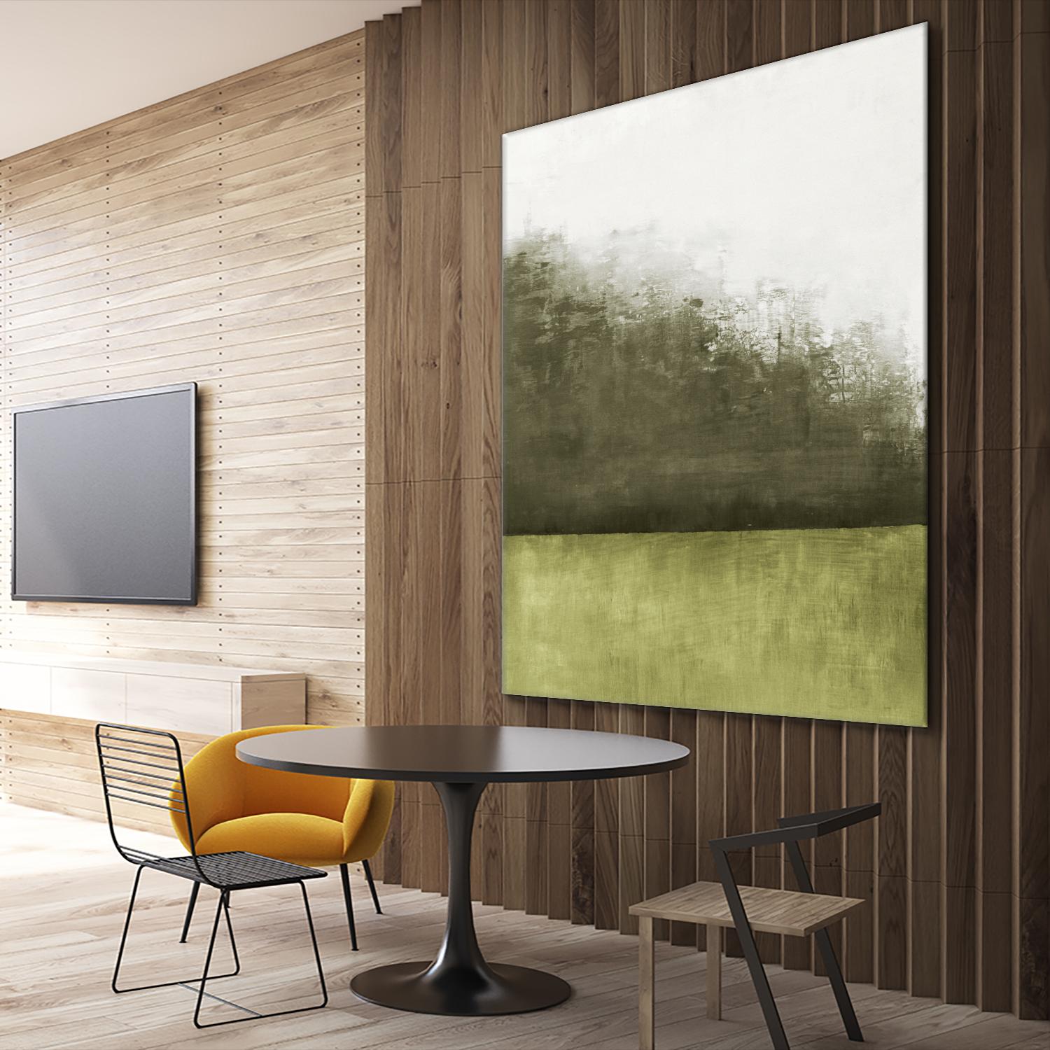 Of the Season C by Danna Harvey on GIANT ART - green landscape