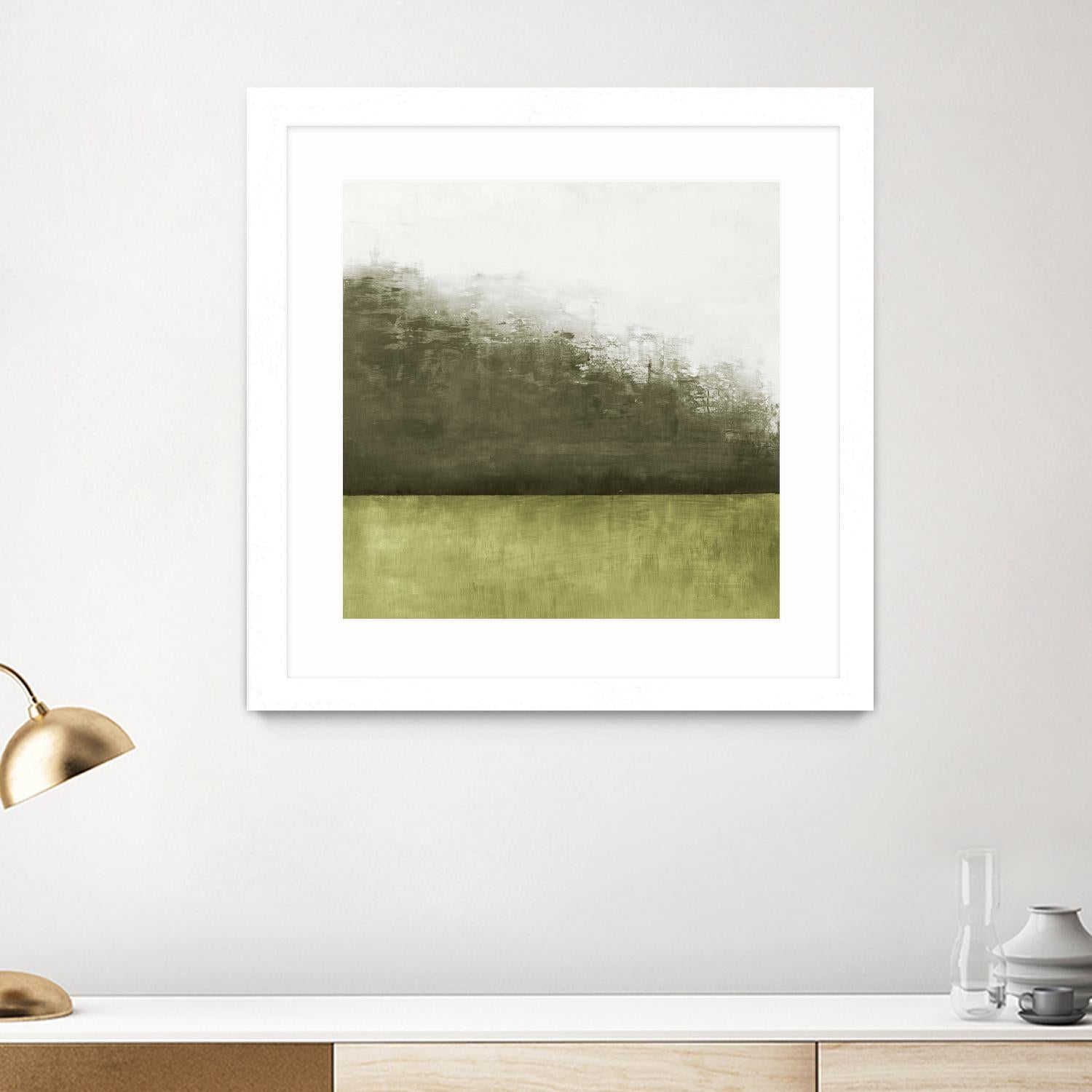 Of the Season C by Danna Harvey on GIANT ART - green landscape