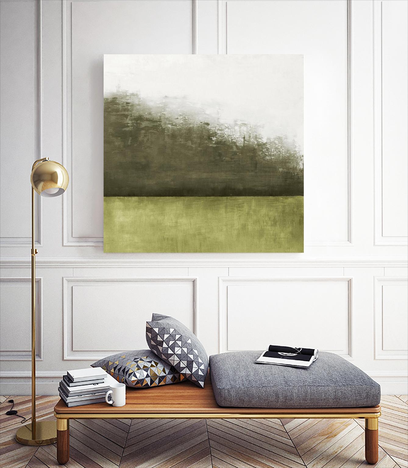 Of the Season C by Danna Harvey on GIANT ART - green landscape