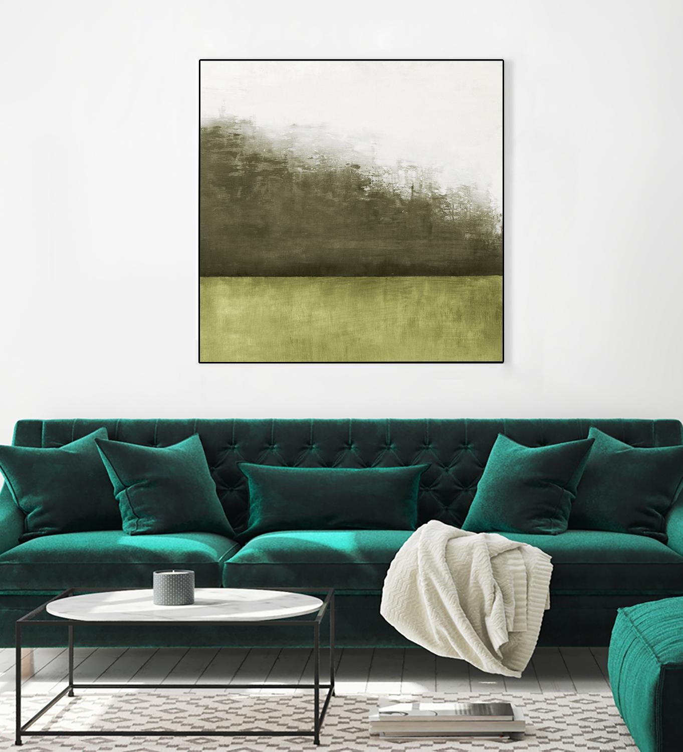 Of the Season C by Danna Harvey on GIANT ART - green landscape