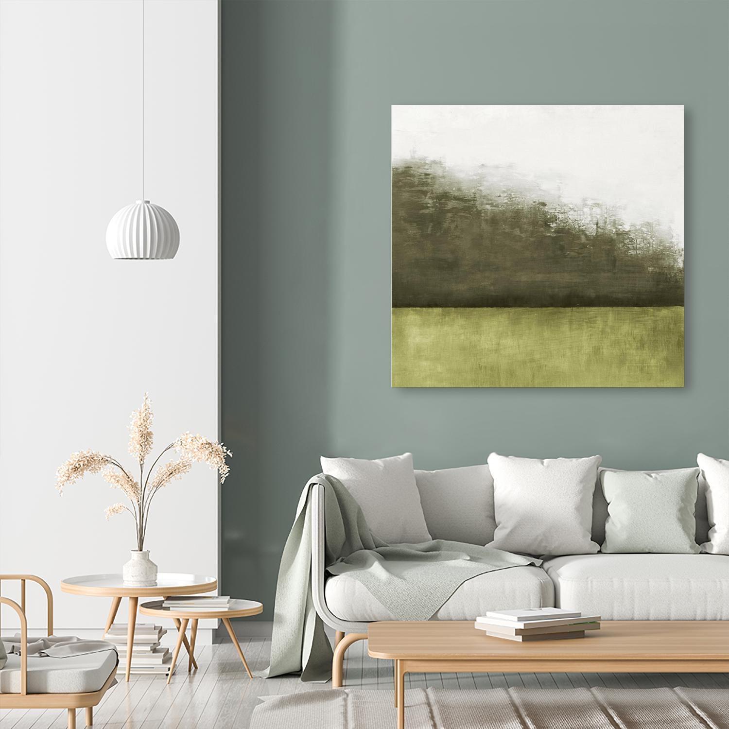 Of the Season C by Danna Harvey on GIANT ART - green landscape