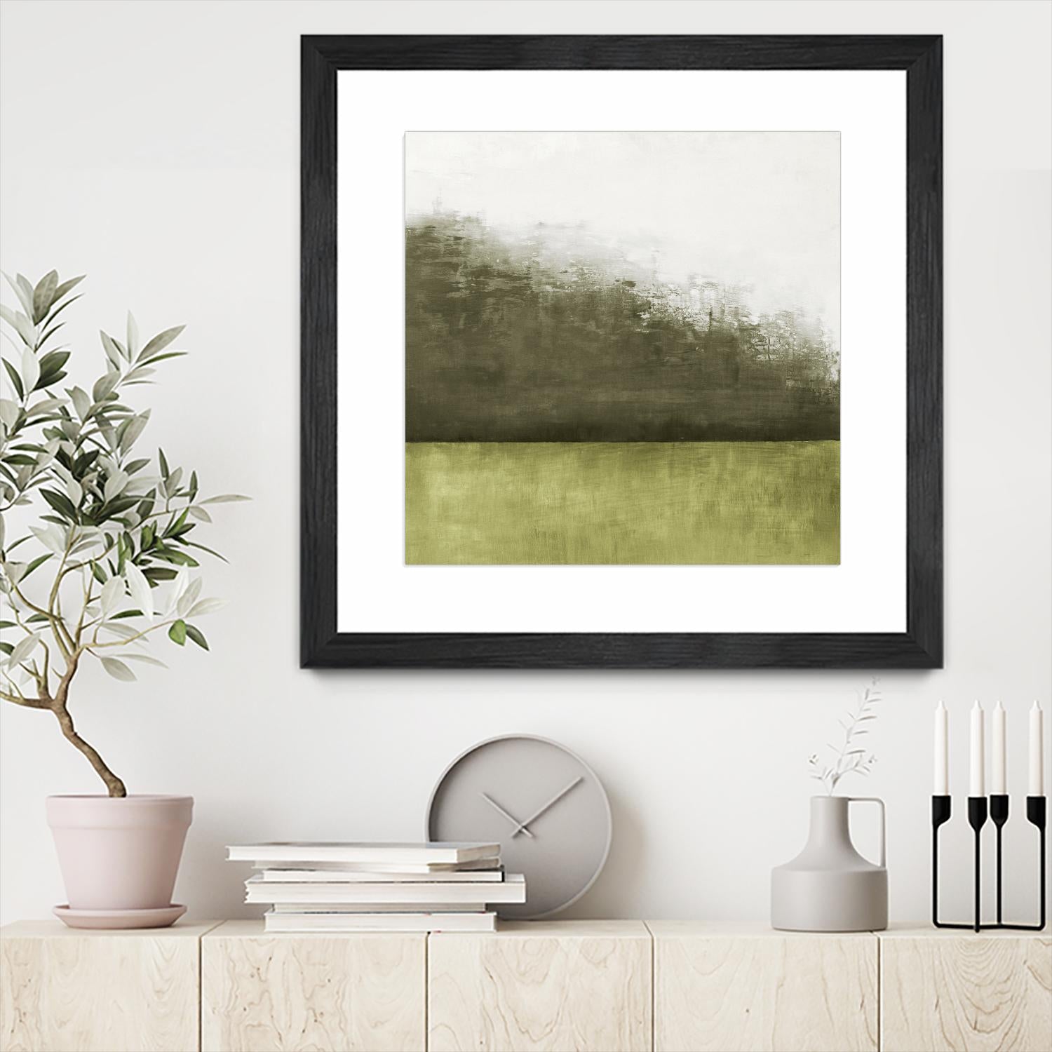 Of the Season C by Danna Harvey on GIANT ART - green landscape