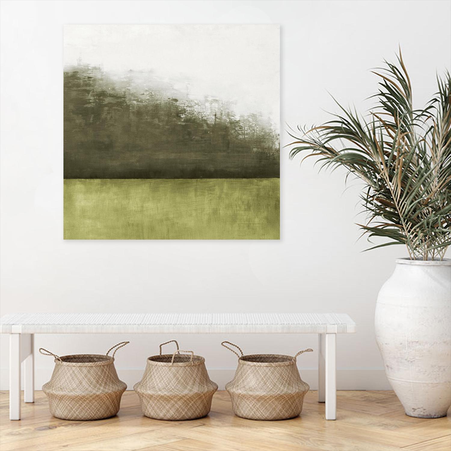 Of the Season C by Danna Harvey on GIANT ART - green landscape