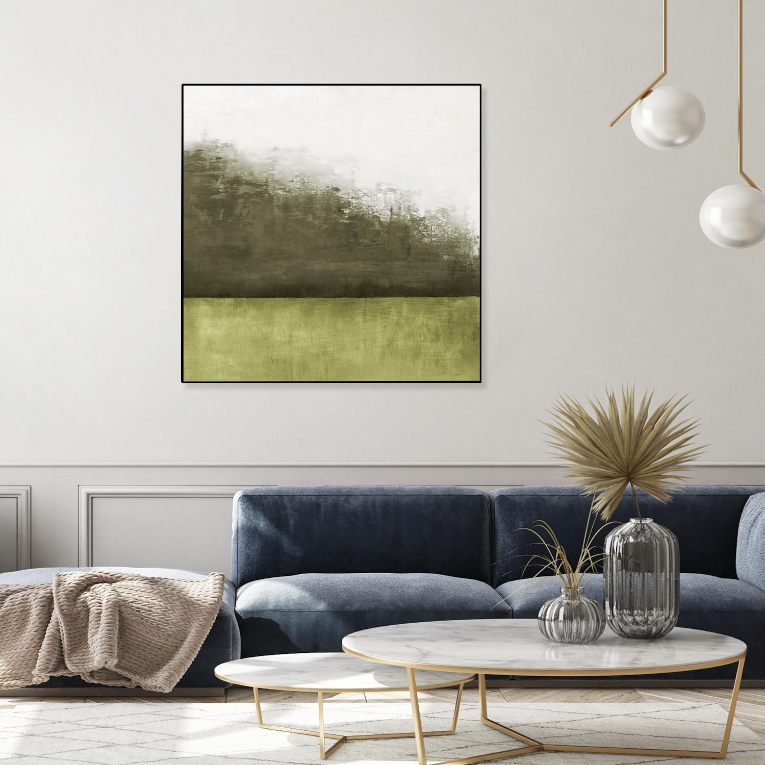 Of the Season C by Danna Harvey on GIANT ART - green landscape