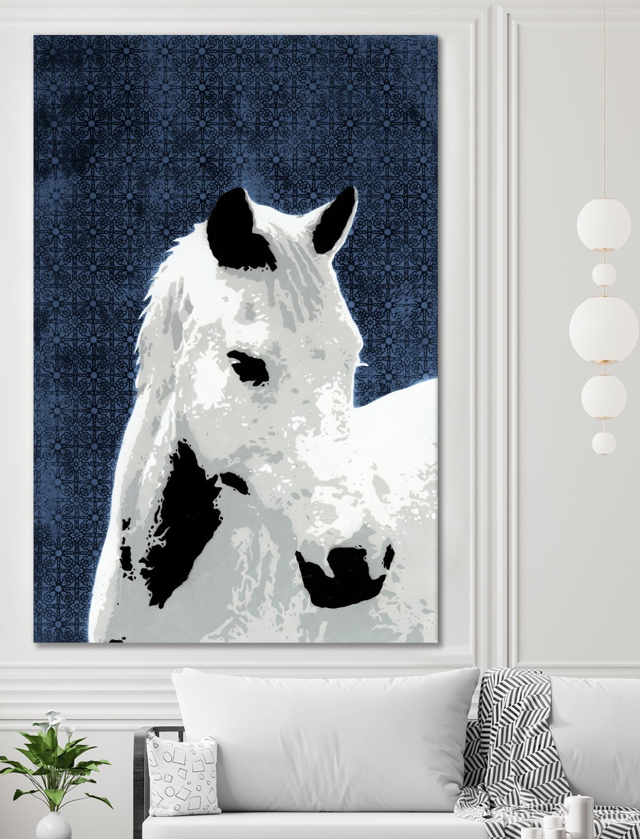 Horse by Urbansoule on GIANT ART - grey contemporary