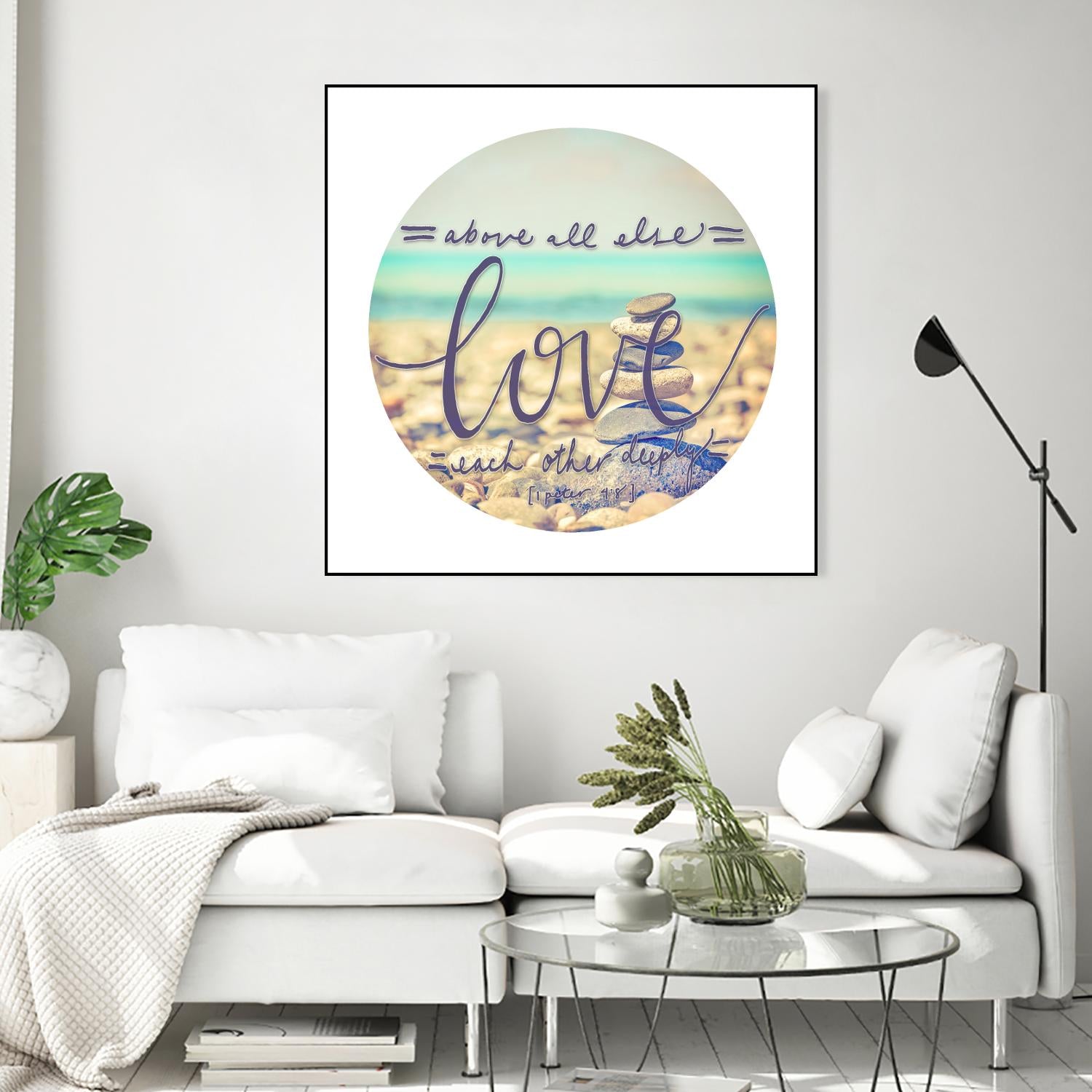 Love Each Other Deeply by THE Studio on GIANT ART - brown photo art