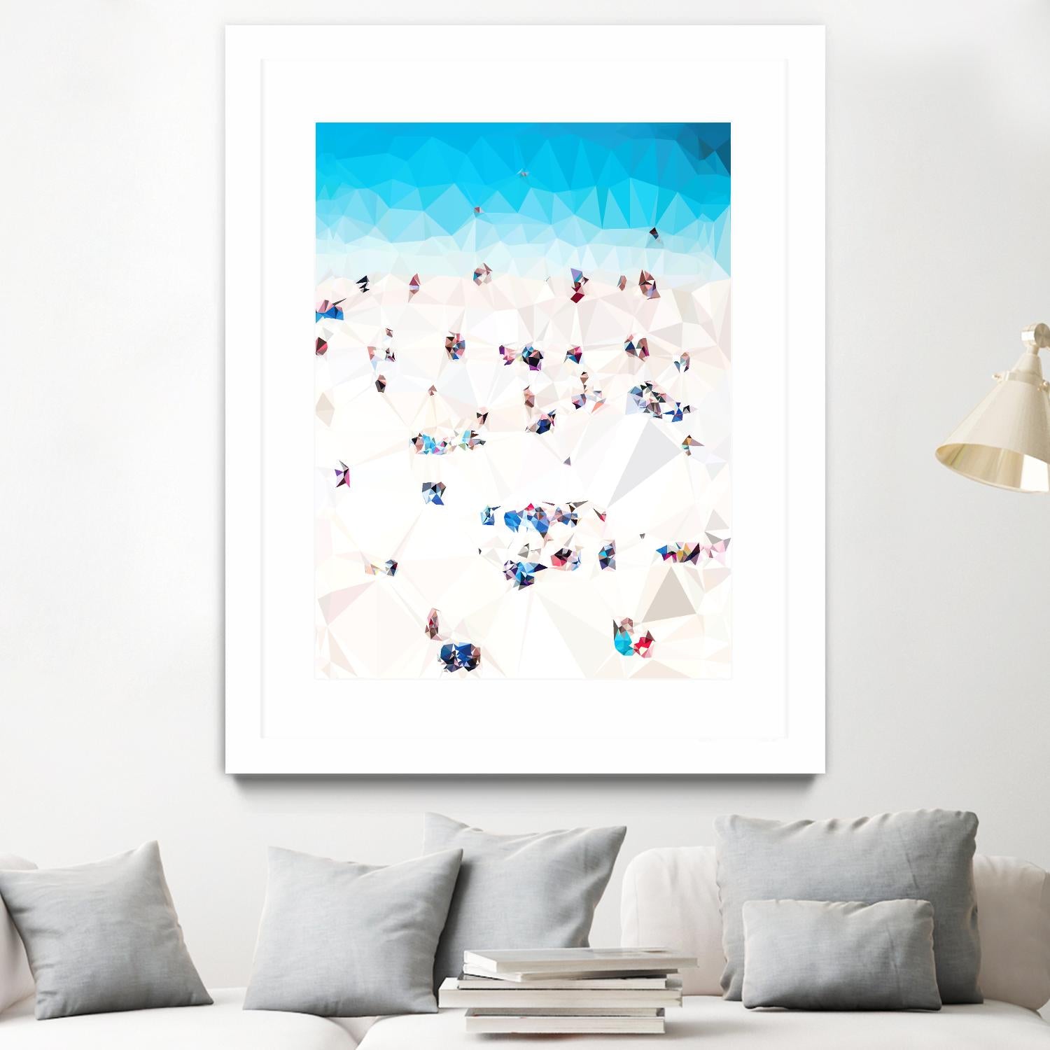 Beach Fragments A by THE Studio on GIANT ART - beige costal beach