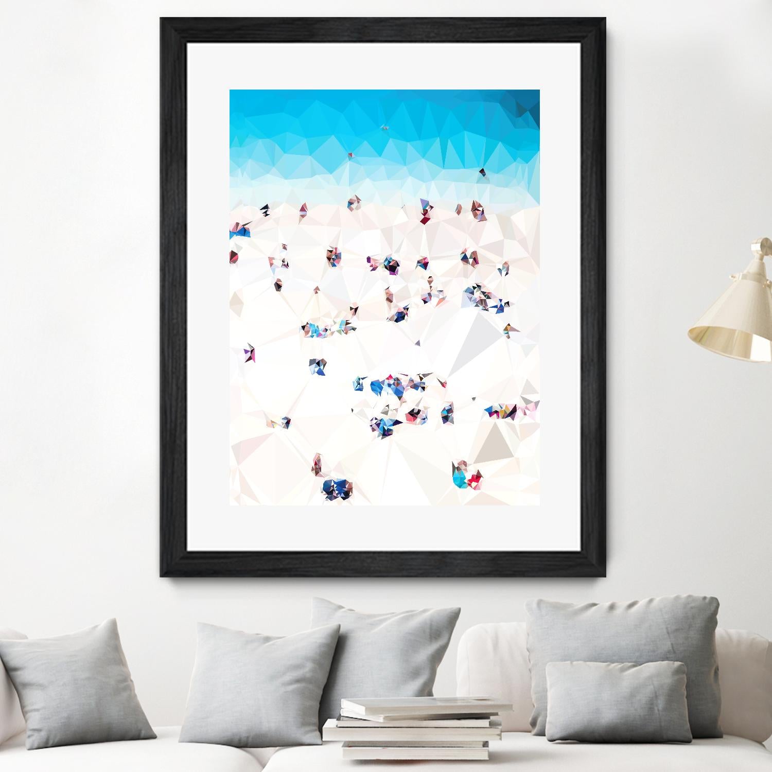 Beach Fragments A by THE Studio on GIANT ART - beige costal beach