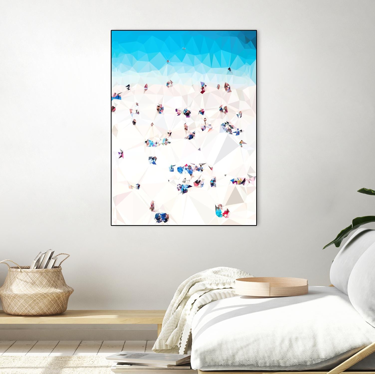 Beach Fragments A by THE Studio on GIANT ART - beige contemporary