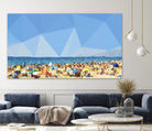 Beach Fragments C by THE Studio on GIANT ART - brown nautical